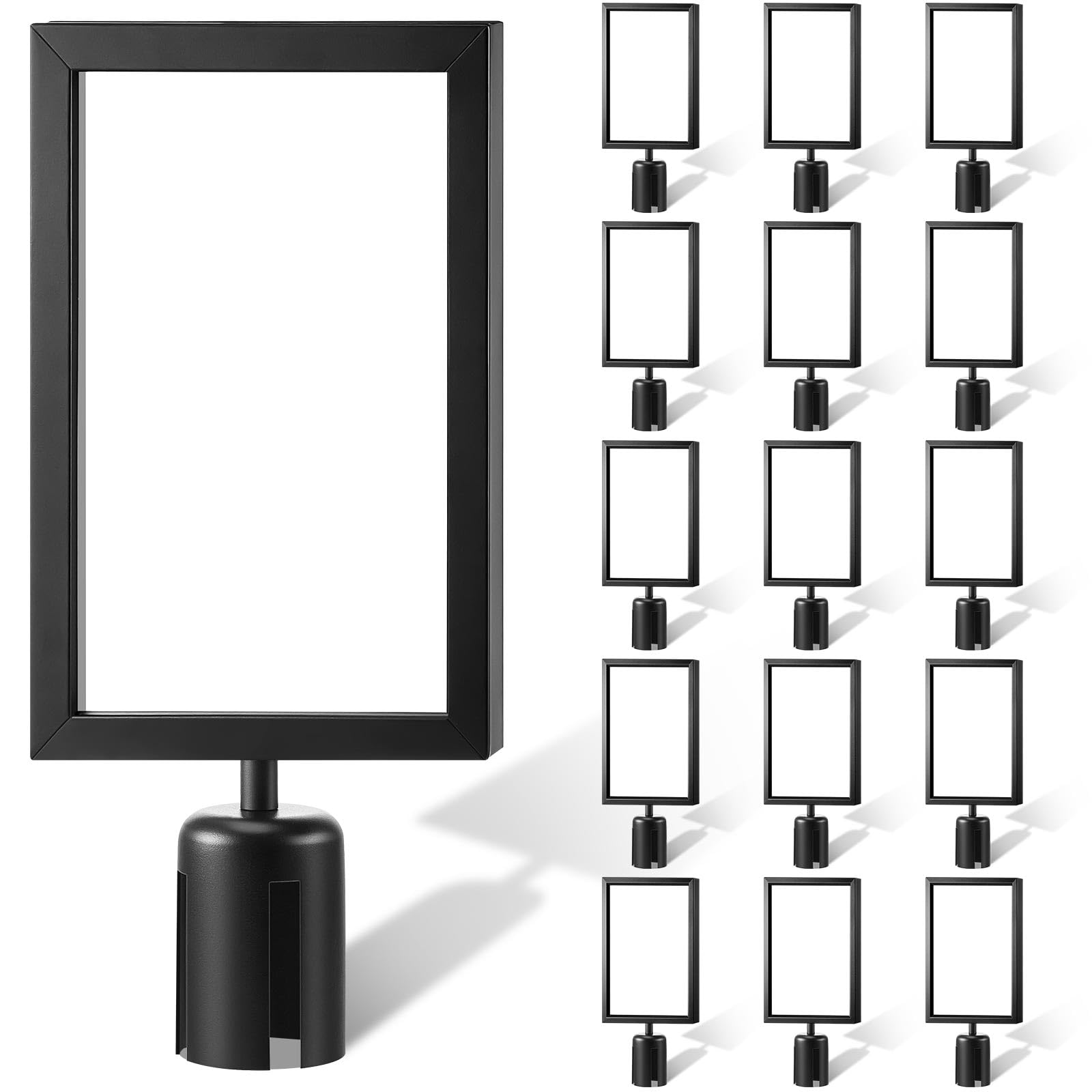 Amazon.com: Taiyin 8 Pcs Stanchion Sign Holder Double Sided Sign